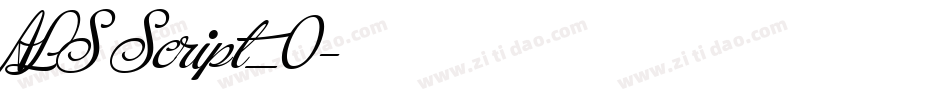 ALS Script_0字体转换